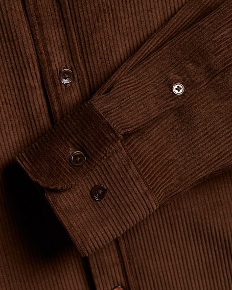 Portuguese Flannel — Lobo Brown Embroidery