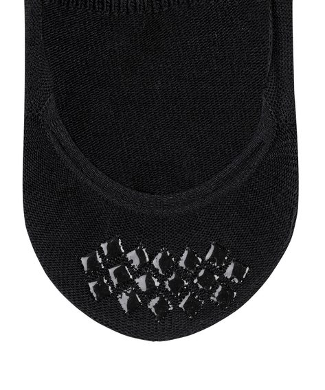 Falke Step High Cut Invisible Socks — Black