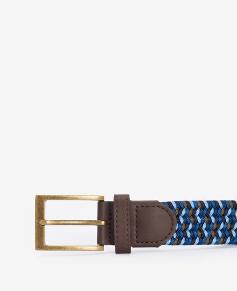 Barbour Kildare Webbing Belt — Marine Blue