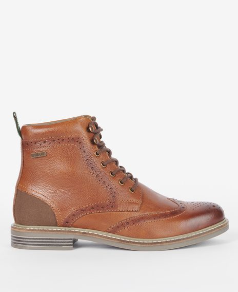 Barbour Seaton Brogues — Almond