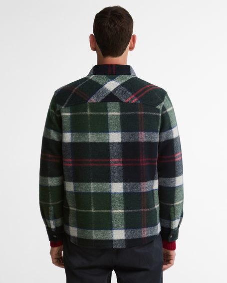 Barbour Woodlane Brushed Check Overshirt — Loch Tartan