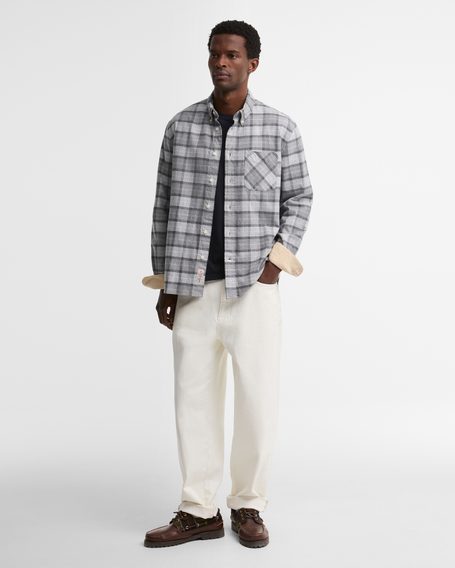 Barbour Mineral Tartan Authentic Shirt — Grey