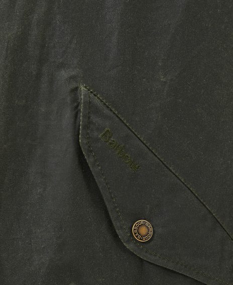 Barbour JBS Wax Flight Jacket — Archive Olive