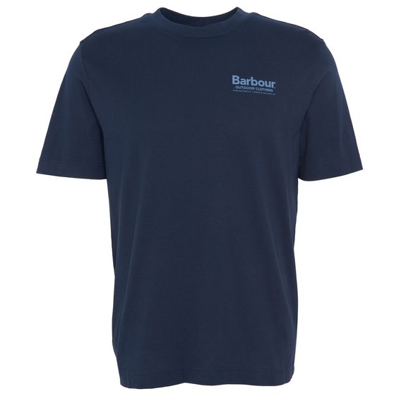 Barbour Thornley Relaxed Graphic T-Shirt — Classic Navy