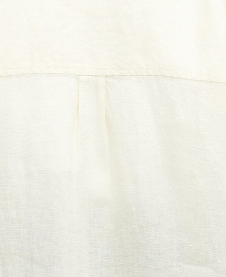Barbour Hampton Relaxed Linen Shirt — Lemon Souffle