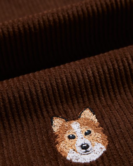 Portuguese Flannel — Lobo Brown Embroidery