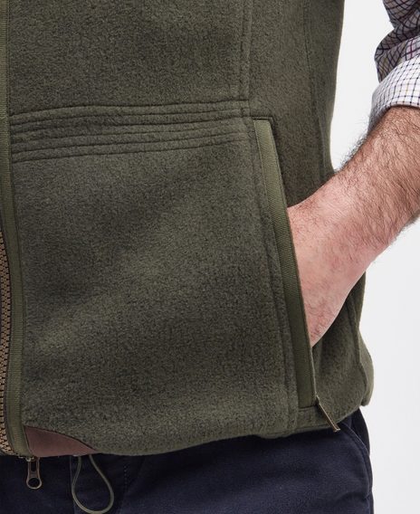 Barbour Langdale Fleece Gilet — Olive