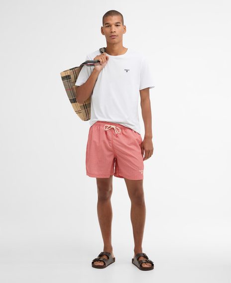 Barbour Shell Swim Short — Matte Red