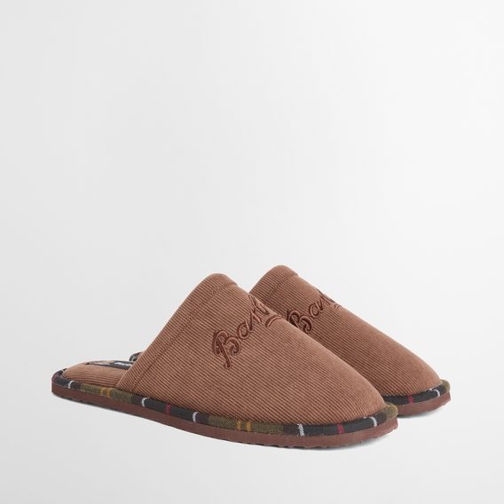 Barbour Everlee Slippers — Brown
