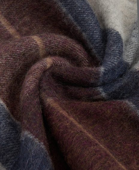 Barbour Inverness Tartan Scarf — Midnight Oak Tartan