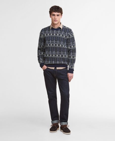Barbour Grangetown Fair Isle Crew Neck Jumper