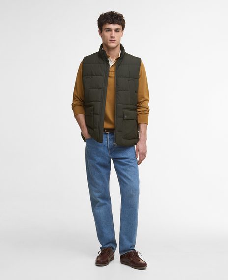 Barbour Bedale Puffer Gilet — Sage