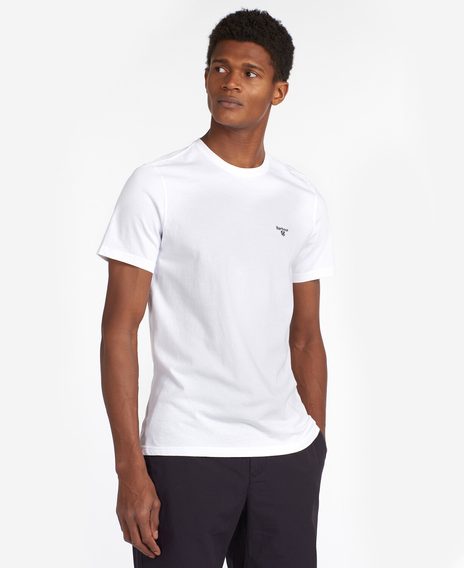Barbour Essential T-Shirt Sports — White