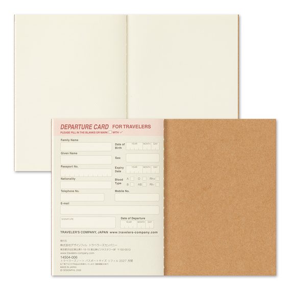 Traveler's 2027 Diary — Monthly (Passport)