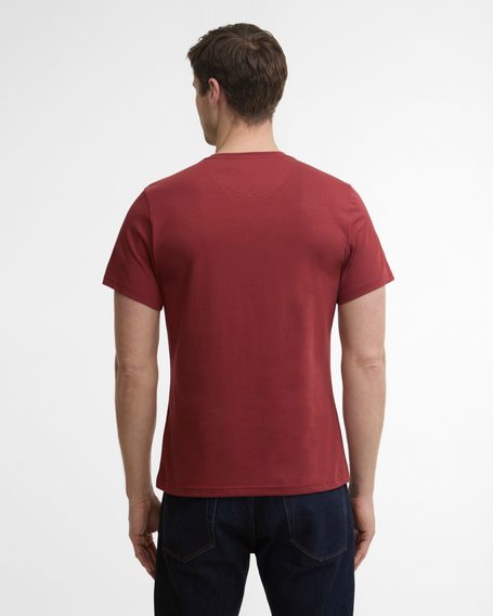 Barbour Essential Sports T-Shirt — Russet
