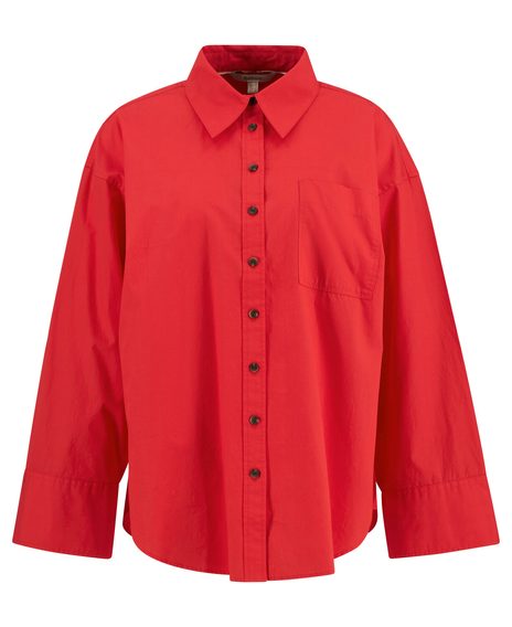 Barbour Angela Long-Sleeved Shirt — Red