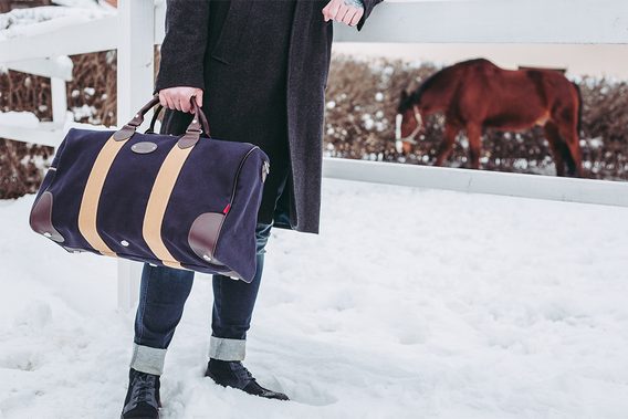 Víkendová taška Flight Holdall John Chapman - Navy