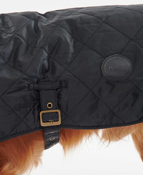 Barbour Quilted Dog Coat — Black