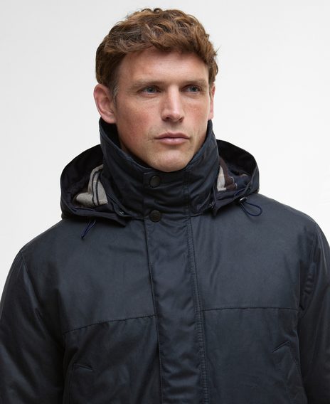 Barbour Bleaberry Wax Jacket — Navy