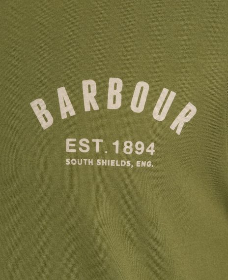 Памучена тениска Barbour Preppy Tee - Burnt Olive