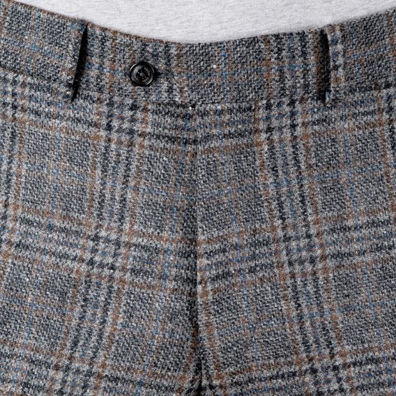 Tweedové kalhoty Walker Slater Martin - Grey Prince of Wales Check