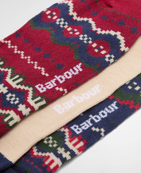 Barbour Helen Fairisle Sock Gift Set