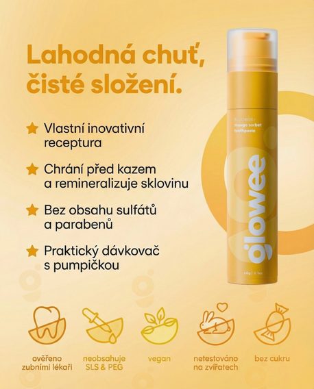 Zubní pasta Glowee — Mango Sorbet