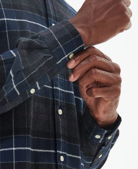 Barbour Kyeloch Tailored Shirt — Dark Tartan