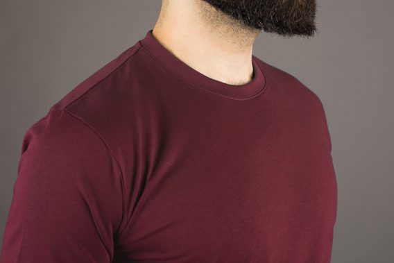 Pořádné tričko John & Paul - vínové