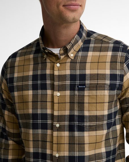 Barbour Fortrose Tailored Long-Sleeved Shirt — Birchwood Dress Tartan