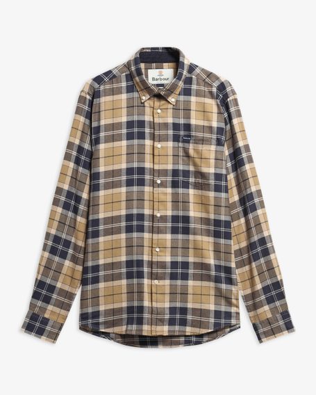 Barbour Fortrose Tailored Long-Sleeved Shirt — Birchwood Dress Tartan