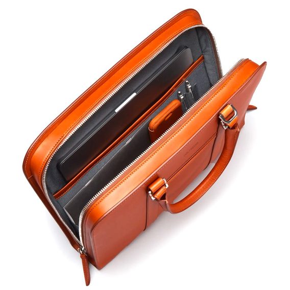 Bazar: Carl Friedrik — Palissy Briefcase (Cognac, Smooth Leather)