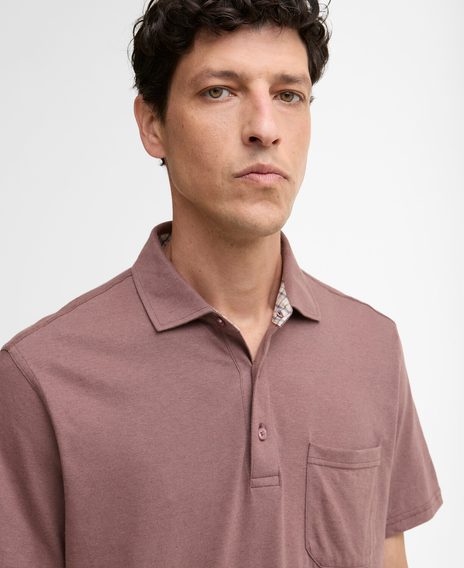 Barbour Steventon Linen-Blend Polo Shirt