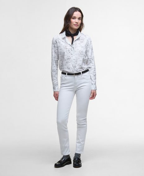 Barbour Safari Relaxed Long-Sleeved Shirt — Woodland Print