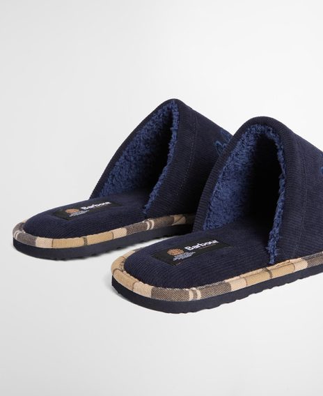 Barbour Everlee Slippers — Navy