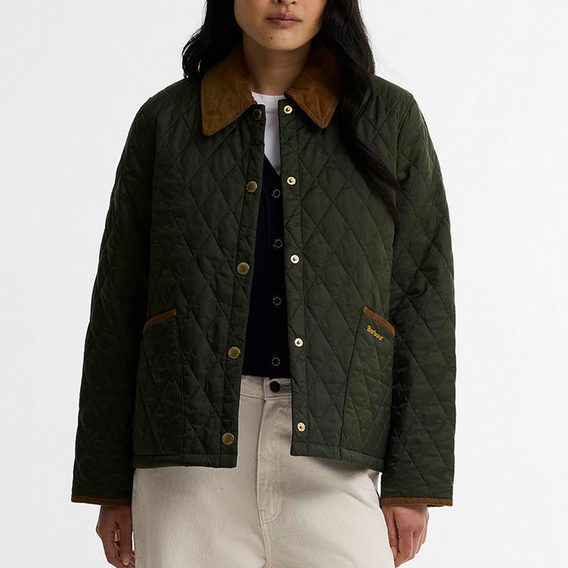 Barbour Icons Cropped Liddesdale Quilted Jacket