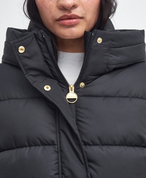 Barbour International Barron Puffer Jacket — Classic Black