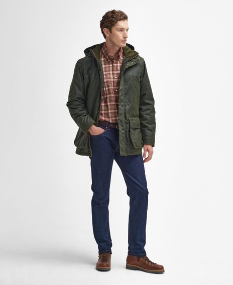 Barbour Bleaberry Wax Jacket — Olive