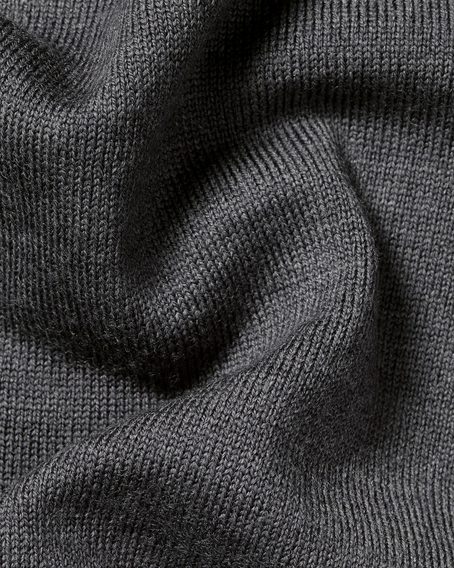 Charles Tyrwhitt Pure Merino Roll Neck Jumper — Grey