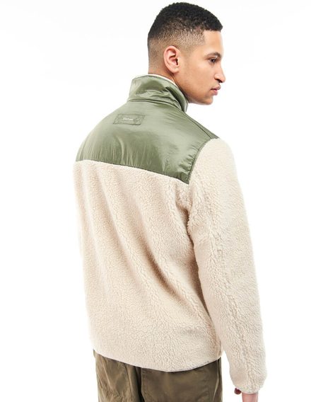 Fleecová bunda Barbour Axis Fleece - Ecru