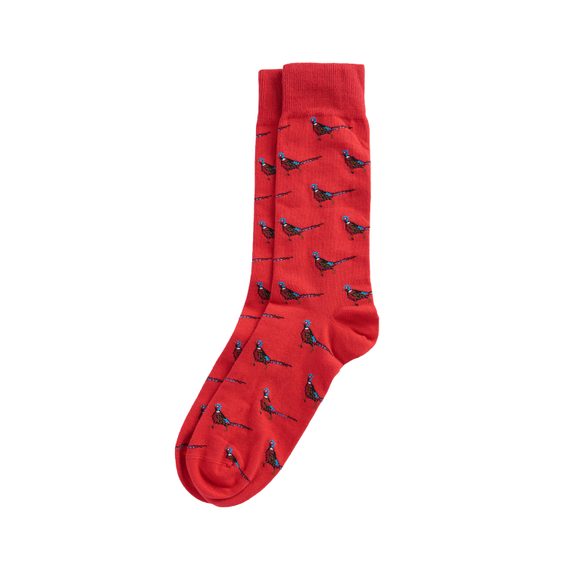 Barbour Mavin Socks — Red/Pheasant