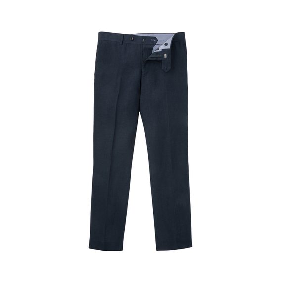 Charles Tyrwhitt Linen Pants — Dark Navy