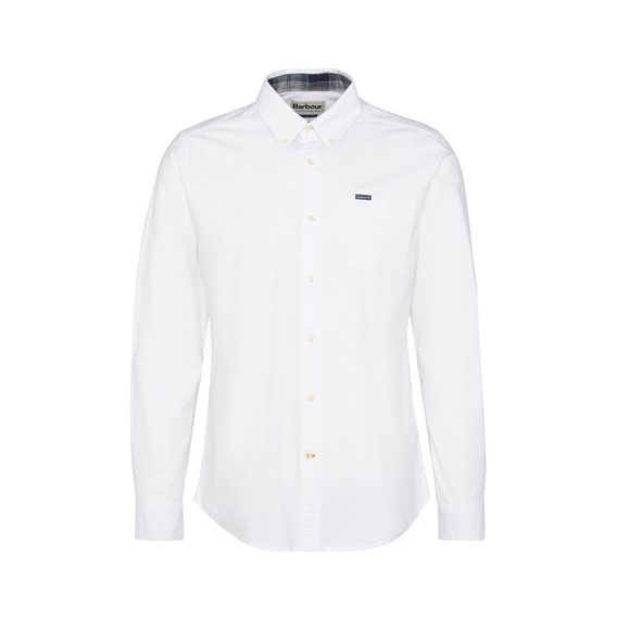 Barbour Marsden Tailored Long-Sleeved Shirt — Classic White