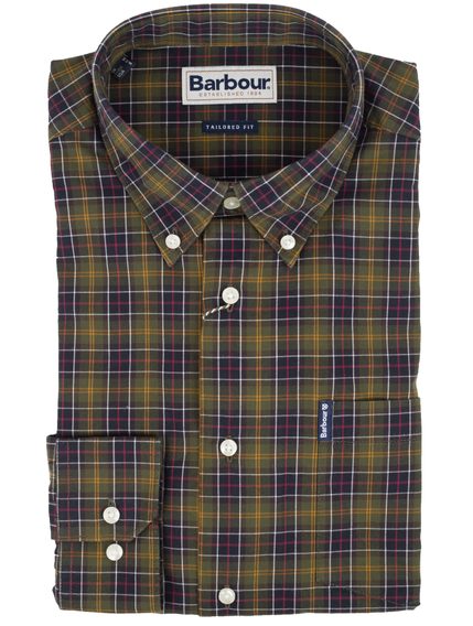 Tartanová košile Barbour (button-down)