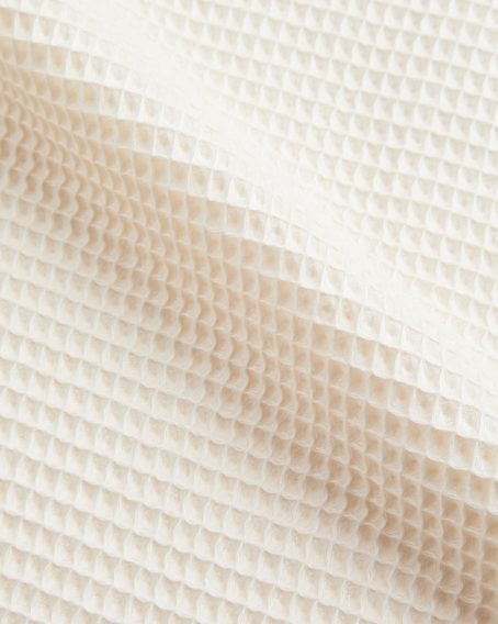 Portuguese Flannel Honey Comb — White