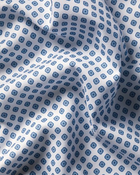 Charles Tyrwhitt Non-Iron Stretch Slim Fit Shirt — Diamond Print