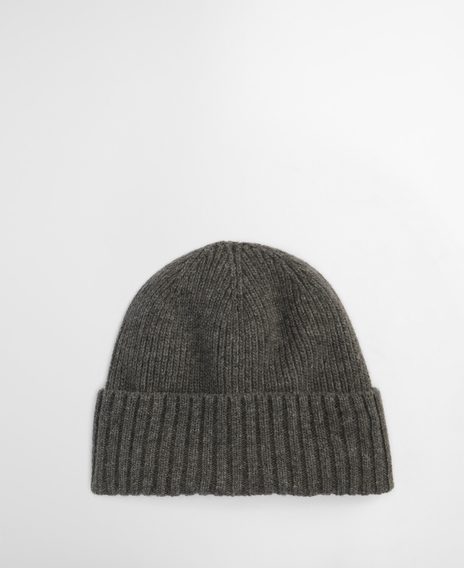 Barbour Carlton Beanie & Gloves Gift Set — Grey Marl