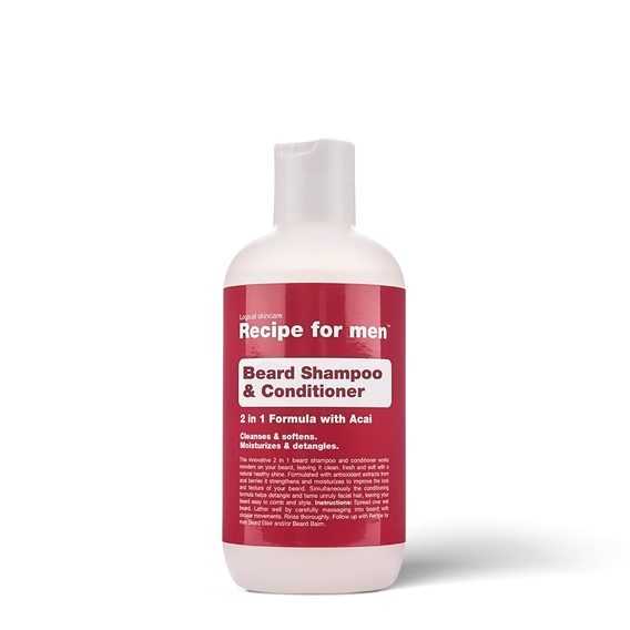 Mýdlo a kondicionér na plnovous Recipe for Men Beard Shampoo & Conditioner (250 ml)