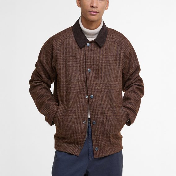 Barbour Tracker Wool Harrington