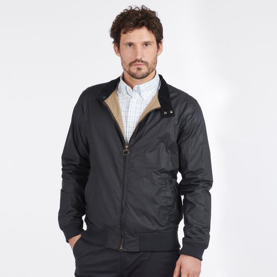 Barbour Lightweight Royston Waxed Jacket — Royal Navy